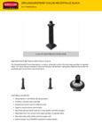 Rubbermaid 6909W30BK Specsheet