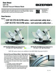 GSP HD STD-90-GVRB_ GSP HD STD-150-GVRB Specsheet