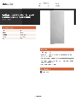 Halifax 421SSPAN47 Specsheet