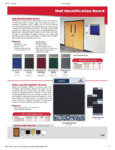 Hall Identification Boards Spec Sheet