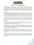 hallowell_MEDSAFE ANTIMIC HITECH SHELVING Specifications
