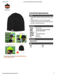 HARD HAT LINER - BLACK