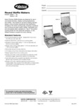 Hatco Waffle Maker Specs