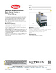Hatco Food Rethermalizer Specsheet