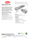 Hatco Drop-In Slim Ice Wells Specsheet