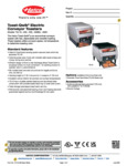 Hatco TQ-10-400 Specsheet