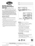 Hatco GRSDH food merchandiser PDF