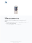 Tork Universal 2-Ply Perforated Paper Towel Roll, 84 Sheets / Roll