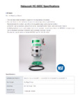 Hatsuyuki HF-50DC Cube Ice Shaver Manual