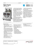 Henny Penny OGA Spec Sheet Henny Penny OGA Spec Sheet