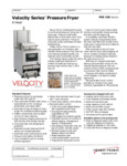 Henny Penny PXE100 Velocity Series 8-Head Electric Pressure Fryer Specsheet