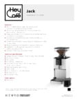 HeyCafe_Jack_Allround_Grinder_Product_Sheet HeyCafe_Jack_Allround_Grinder_Product_Sheet