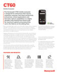 Honeywell CT60 SpecSheet