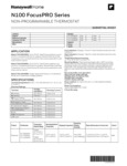 Honeywell Home_FocusPRO-N100_Specs