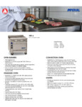 Imperial Heavy Duty 4 and 6 Burner Range Specsheet Imperial Heavy Duty 4 and 6 Burner Range Specsheet