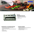 Imperial Range IHSB 36" Natural Gas Infrared Salamander Broiler Specsheet