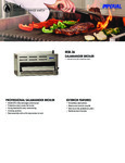 Imperial Range IRSB Broiler Spec Sheet