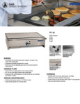 Imperial Range ITY Teppanyaki Griddles