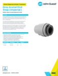 JG Drinks Grey Acetal End Stop (Imperial) Data Sheet JG Drinks Grey Acetal End Stop (Imperial) Data Sheet
