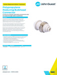 JG Drinks Polypropylene Reducing Bulkhead Connector Data Sheet