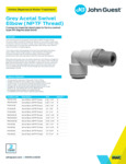 JG Drinks Swivel Elbow (NPTF Thread) Data Sheet