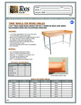 John Boos & Co. DNB Work Tables