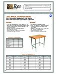 John Boos & Co. TNB Work Tables