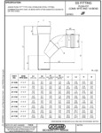Josam Comb. WYE and 1_8 Bend JF Spec Sheet Josam Comb. WYE and 1_8 Bend JF Spec Sheet