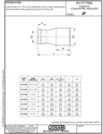 Josam Push-Fit Concentric Reducer JF Spec Sheet
