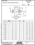Josam Push-Fit Cross JF Spec Sheet