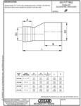 Josam Push-Fit Eccentric Reducer JF Spec Sheet