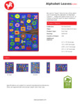 Joy Carpet Product Details - Alphabet Leaves
