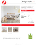 Joy Carpet Product Details - Antique Trellis