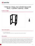 Justrite 35080 Spec Sheet
