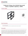 Justrite 35090 Spec Sheet