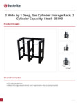 Justrite 35100 Spec Sheet Justrite 35100 Spec Sheet