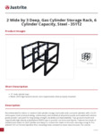 Justrite 35112 Spec Sheet