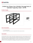 Justrite 35118 Spec Sheet
