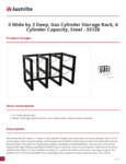 Justrite 35128 Spec Sheet
