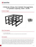 Justrite 35140 Spec Sheet