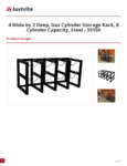Justrite 35150 Spec Sheet
