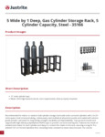 Justrite 35166 Spec Sheet