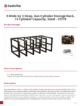 Justrite 35178 Spec Sheet