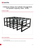Justrite 35182 Spec Sheet