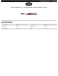J1005 spec sheet J1005 spec sheet