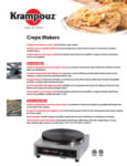 Krampouz Crepe Maker Spec Sheet