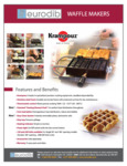 Krampouz Waffle Maker Spec Sheet