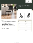 Lancaster Table & Seating 1643001BKBK Specsheet