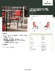 Lancaster Table & Seating 1643001RDBK Specsheet
