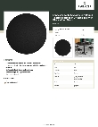 Lancaster Table & Seating 16448RTFBLK Specsheet